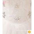 White bridal new design off-shoulder ball gown princess wedding dress